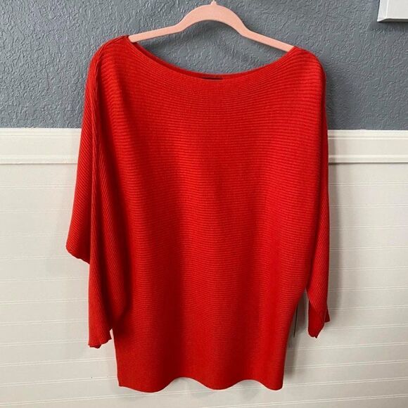 Vince Camuto Jetsetter Orange Sweater - Picture 1 of 7
